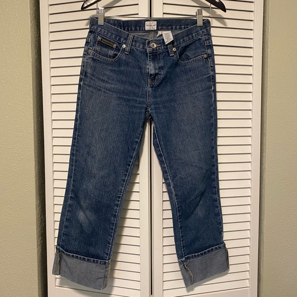 calvin klein capri jeans